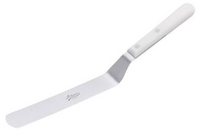 Ateco 1369 Offset Spatula w/ White POM Handle (9" Blade)