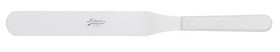 Ateco 1370 Straight Spatula w/ White POM Handle (9.75" Blade)