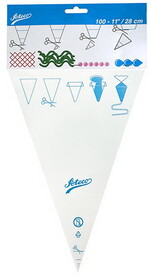 Ateco 4811 100-11" / 28cm Cut and Pipe Decorating Bags