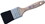 Ateco 60520 2" Flat Black Natural and Polyester Pastry Brush
