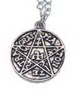 AzureGreen ASOLP  Solomon's Pentagram amulet