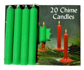 AzureGreen C4EG 1/2" Emerald Green Chime candle 20 pack