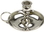 AzureGreen CH81N Nickel chime candle holder
