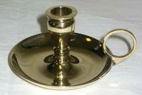 AzureGreen CH81 Brass chime candle holder