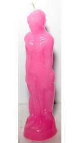 AzureGreen CHMP Pink Male candle