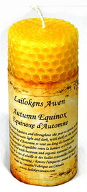 AzureGreen CLSAUT  4" Autumn Equanox Altar Lailokens Awen candle