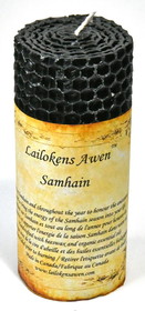 AzureGreen CLSSAM  4" Samhain Sabbat Lailokens Awen candle