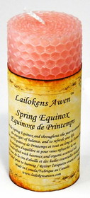 AzureGreen CLSSE  4" Spring Equanox Altar Lailokens Awen candle