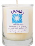 AzureGreen CVCSCLE Cleansing soy votive candle
