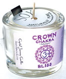 AzureGreen CVCSCRO Crown chakra soy votive candle