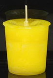 AzureGreen CVHPOS Positive Energy Herbal votive - yellow