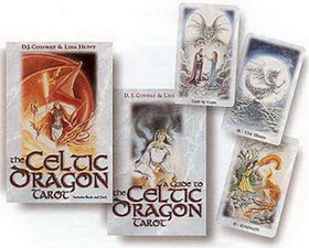 AzureGreen DCELDRA Celtic Dragon dk & bk
