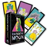AzureGreen DRAIMOO  Rainbow Moon tarot (dk & bk) by Samantha West