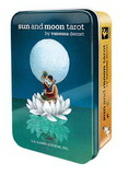AzureGreen DSUNMOOT  Sun and Moon tarot deck in a tin by Vanessa Decort