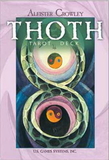AzureGreen DTHOSMA Thoth Tarot (small purple) deck