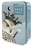 AzureGreen DWHISAGT  White Sage tarot tin by Theresa Hutch