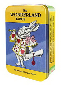 AzureGreen DWONTART Wonderland Tarot tin by Abbey & Abbey