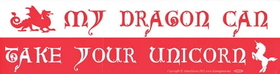 AzureGreen EBMYD My Dragon Can Take Your Unicorn