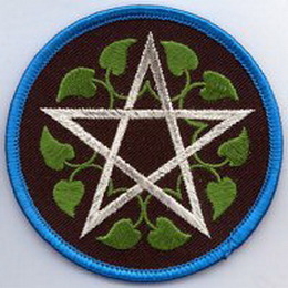 AzureGreen ESLEA Leafy Pentagram patch 3"