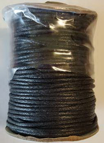 AzureGreen FCC1 Black Cotton cord 2mm 1yd