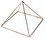 AzureGreen FPYRC6  6" Copper Pyramid Energizer