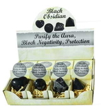 AzureGreen GGBBO12 Black Obsidian gift box (set of 12)