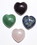 AzureGreen GH15VAR 15mm Heart Beads various stones (2/pk)