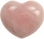 AzureGreen GHROS2 1 3/4" Rose Quartz heart