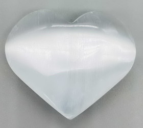 AzureGreen GHSEL3  3" Selenite heart