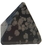 AzureGreen GPYOBSS30 30-35mm Obsidian, Snowflake pyramid