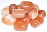 AzureGreen GTCALHB  1 lb Honey Calcite tumbled stones
