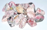 AzureGreen GTRHOAB  1 lb Rhodochrosite tumbled stones
