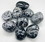 AzureGreen GTSFOPB  1 lb Snowfake Obsidian tumbled stones
