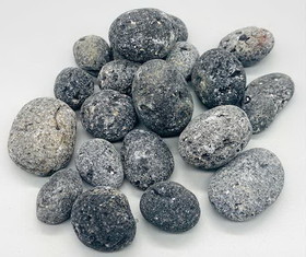 AzureGreen GUAGNBB  1 lb Agni, Black untumbled stones