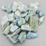 AzureGreen GUAQUBB  1 lb Aquamarine, Blue untumbled stones