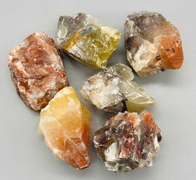AzureGreen GUCALRBB  1 lb Red/ Brown Calcite untumbled stones