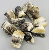 AzureGreen GUCALZB  1 lb Zebra Calcite untumbled stones