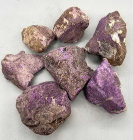 AzureGreen GUPURB  1 lb Purpurite untumbled stones