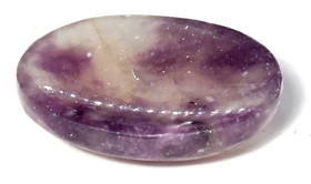 AzureGreen GWLEP  Lepidolite worry stone