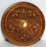 AzureGreen IBWP Wooden Pentagram burner