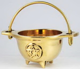AzureGreen ICBR33 Brass Cauldron 3"