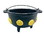 AzureGreen ICBR66  5.5" 7 Chakra cast iron cauldron
