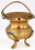 AzureGreen ICBR80 Celtic Brass Cauldron 3"