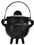 AzureGreen ICBR83 Triquetra Cast Iron Cauldron w/ Lid 2 3/4"