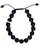AzureGreen JB10511  10mm Turmaline, Black bracelet