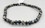 AzureGreen JB4LAB  4mm Labradorite, Black bracelet