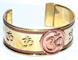 AzureGreen JBCOM Om copper bracelet