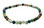AzureGreen JBSMA  4mm Moss agate stretch bracelet