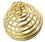 AzureGreen JCOILG 1" x 7/8" Gold Plated coil
