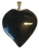 AzureGreen JHBT 1" Black Tourmaline heart